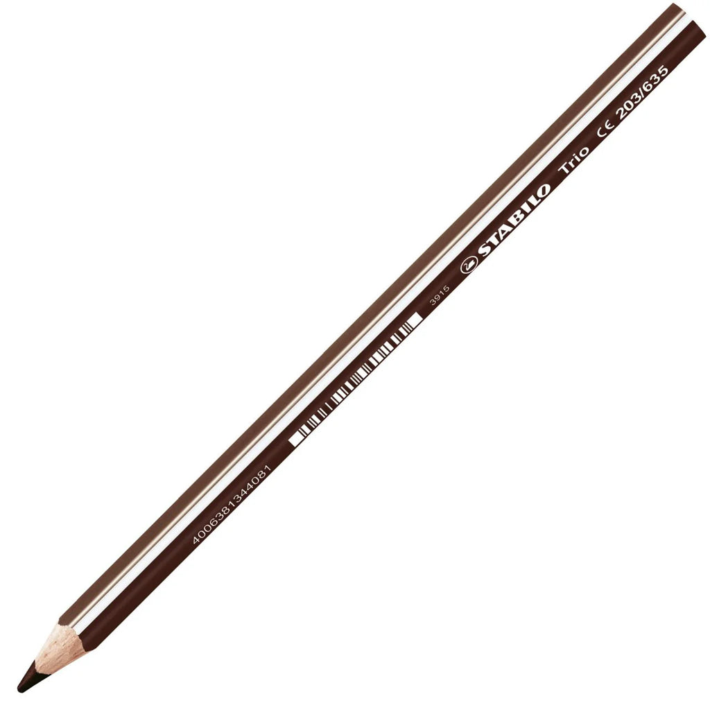 MATITONI COLORATI STABILO TRIO MAXI MARRONE SCURO