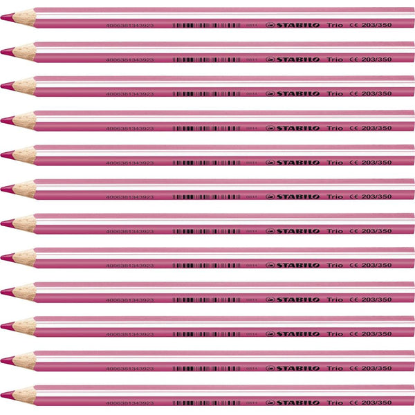 MATITONI COLORATI STABILO TRIO MAXI ROSA