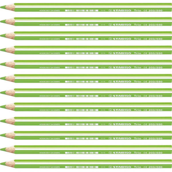 MATITONI COLORATI STABILO TRIO MAXI VERDE CHIARO