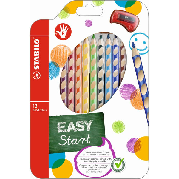 MATITONI TRINAGOLARI COLORATI STABILO ERGONOMICHE DESTRIMANI