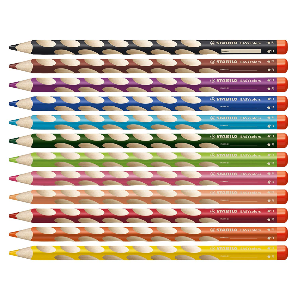 MATITONI TRINAGOLARI COLORATI STABILO ERGONOMICHE DESTRIMANI