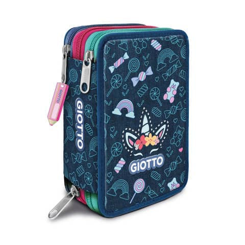 ASTUCCIO TRE ZIP SUPERMINA GIOTTO CANDY COLLECTION SOGGETTO 2 Immagine principale del prodotto