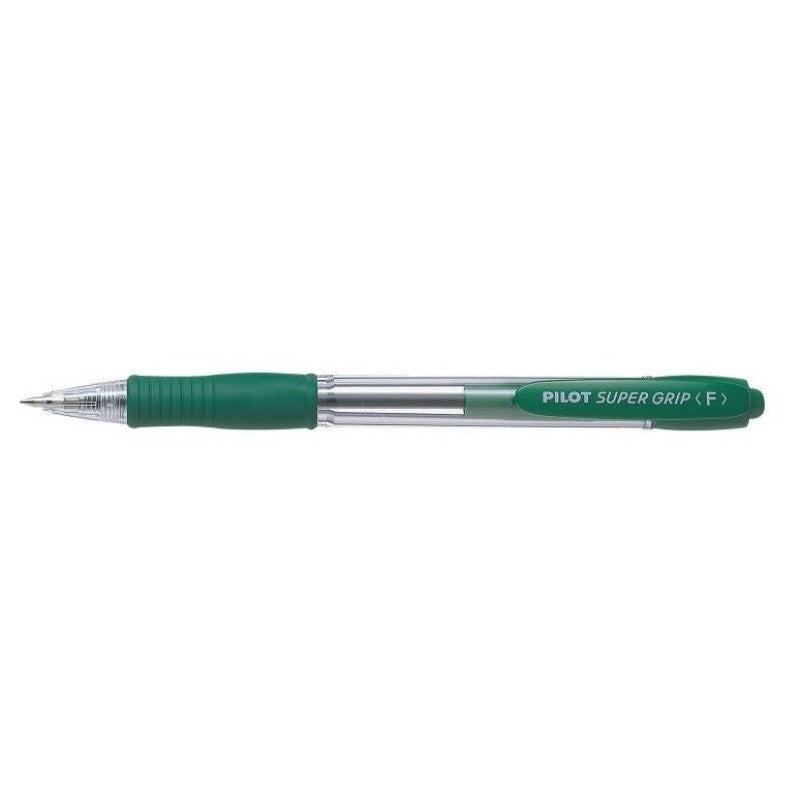 PENNA SFERA PILOT SCATTO SUPER GRIP F 0.7 VERDE