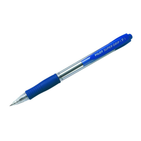 PENNA SFERA PILOT SCATTO SUPER GRIP F 0.7 BLU