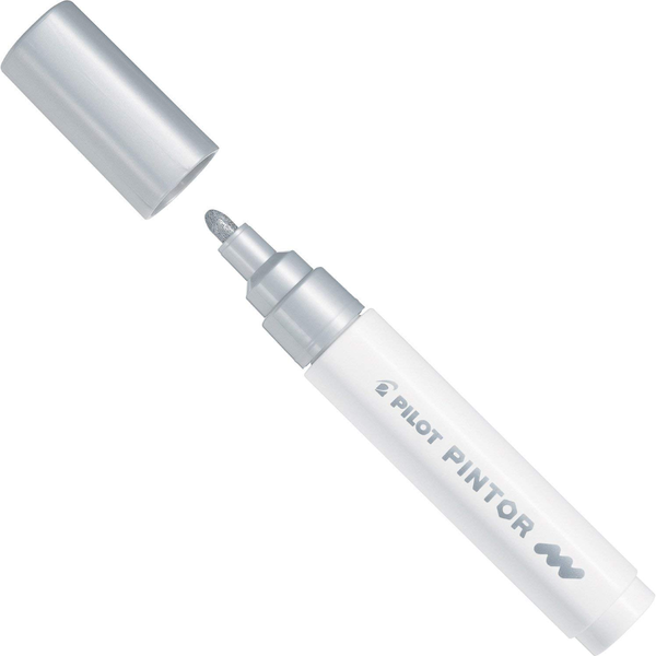 MARKER PILOT PINTOR METAL M ARGENTO