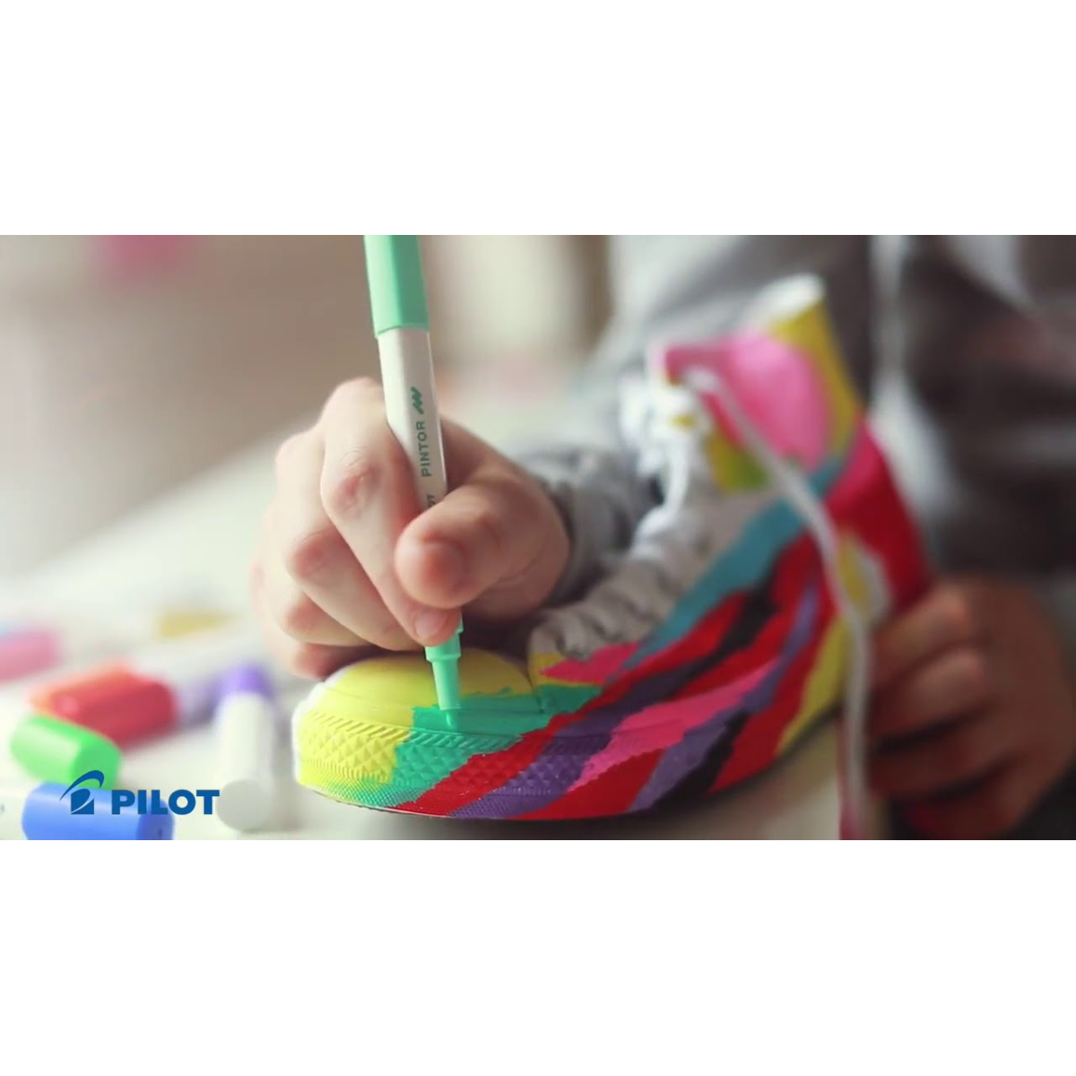 MARKER PILOT PINTOR PASTEL M BLU