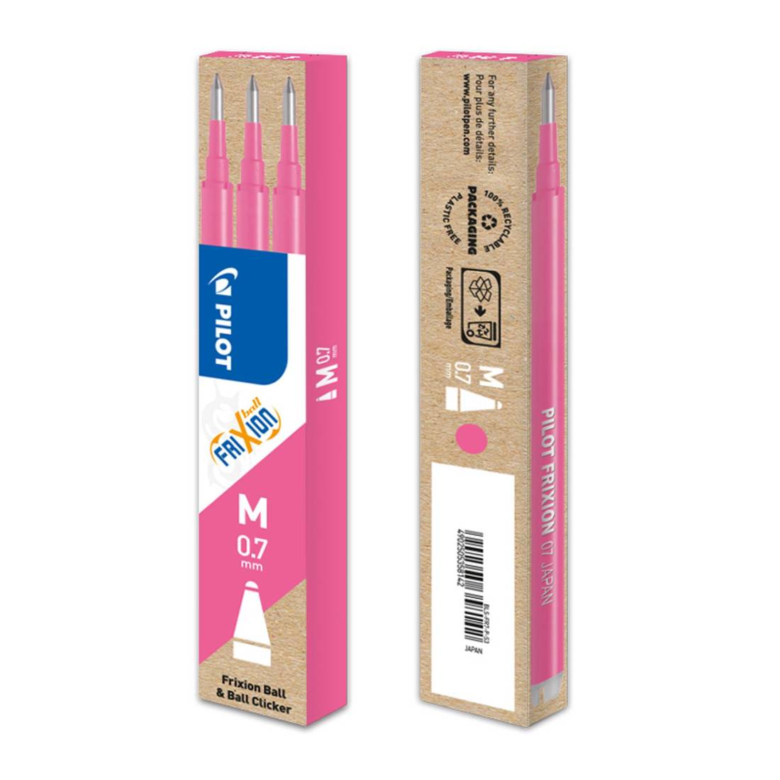 REFIL RICAMBIO PILOT FRIXION PZ. 3 ROSA