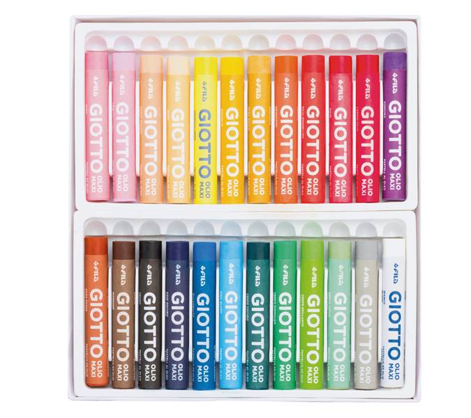 PASTELLI OLIO GIOTTO 24 COLORI