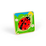 PUZZLE A STRATI CICLO VITALE -COCCINELLA