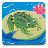 PUZZLE A STRATI CICLO VITALE - RANA