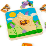 PUZZLE A STRATI CICLO VITALE - APE