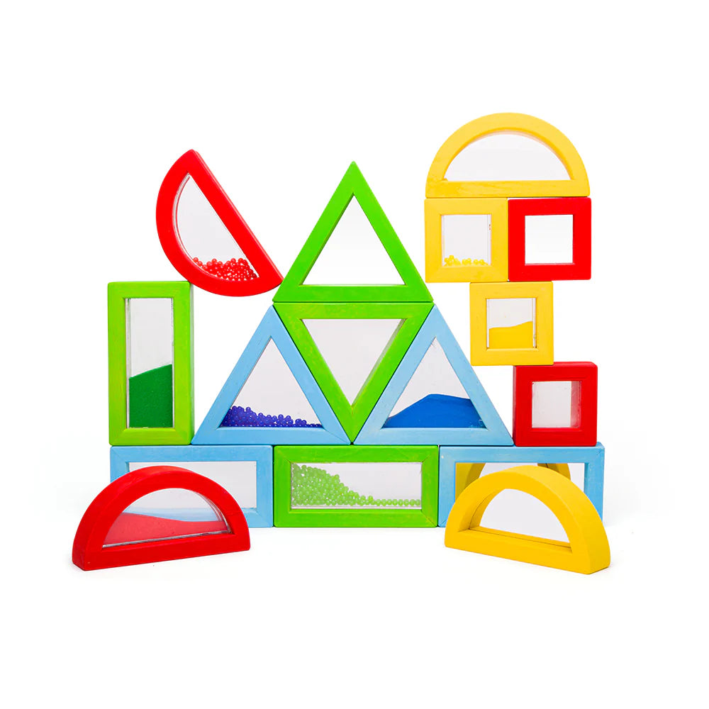 Forme Sensoriali Arcobaleno - 16 Pezzi