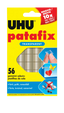 COLLA GOMMA ADESIVA UHU PATAFIX GR.50 TRASP.