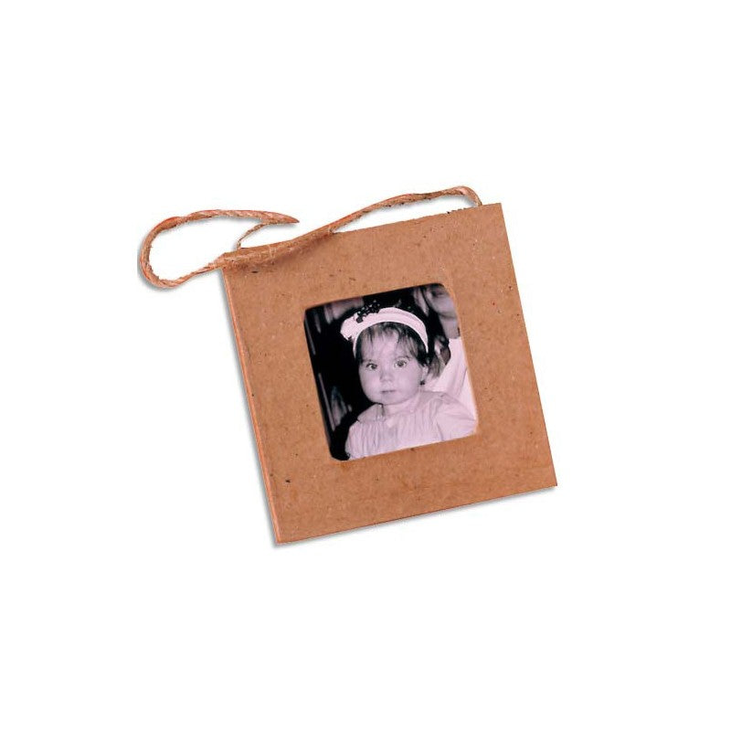 CARTONE DA DECORARE PORTAFOTO QUADRATO PZ. 10