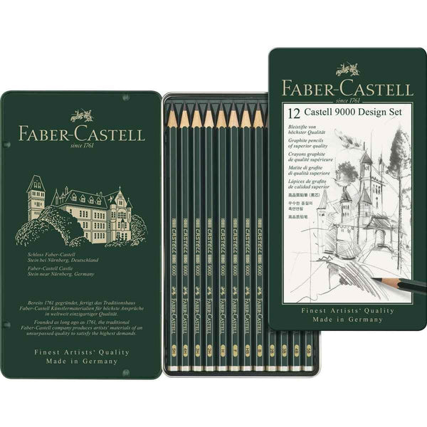 LAPIS FABER CASTEL 9000 DESIGN SET/12