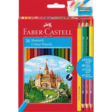 MATITE COLORATE CASTELLO PZ. 36 + 4 BICOLOR