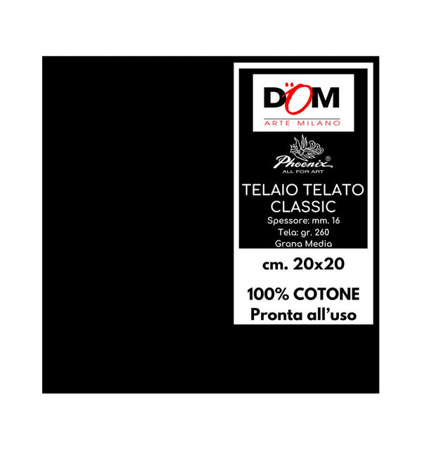 TELAIO PER PITTURA NERO - CM.30X30