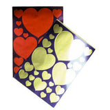 CUORI ADESIVI ORO - BUSTA 2 FG.