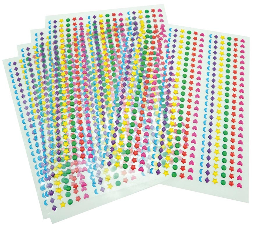 ADESIVI CRISTALLO 3D DIAM. MM. 8 - SET PZ. 2150 CI Immagine principale del prodotto
