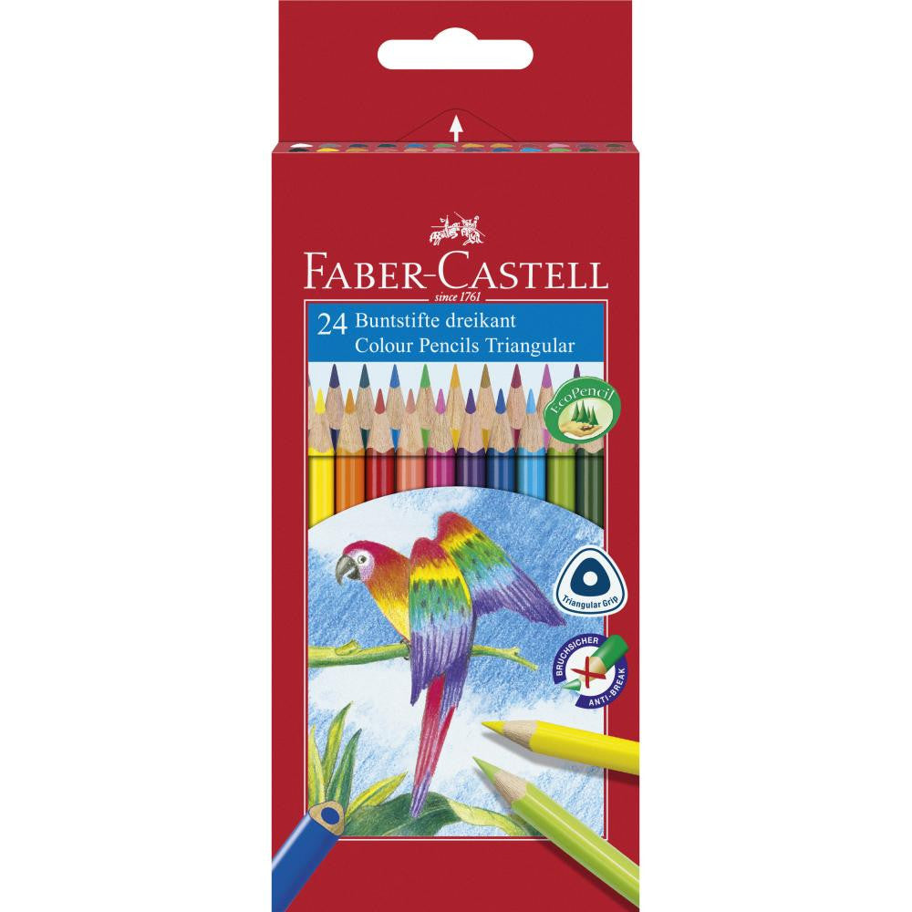 MATITE COLORATE ERGONOMICHE TRIANGOLARI FABER CASTELL / 24 Immagine principale del prodotto