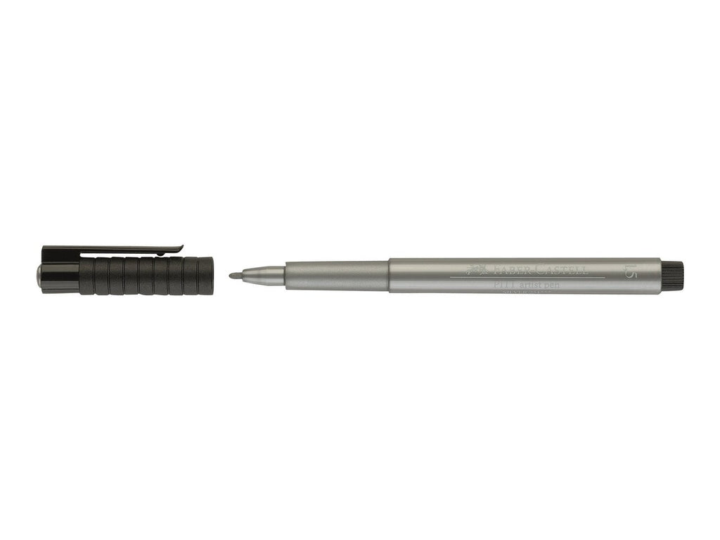PENNA PITT ARTIST METALLIC FABER CASTELL 1.5MM ARGENTO