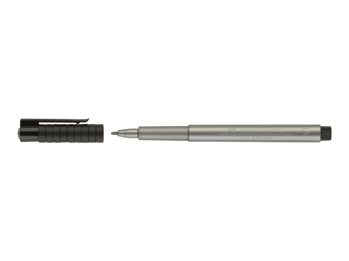 PENNA PITT ARTIST METALLIC FABER CASTELL 1.5MM ARGENTO