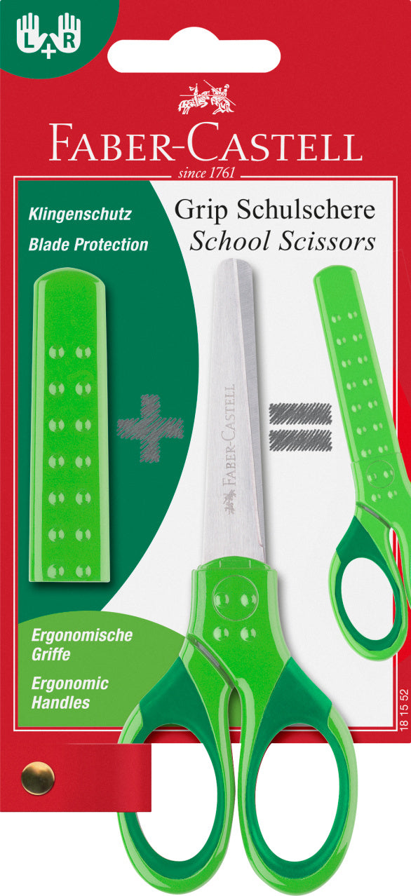FORBICE SCUOLA FABER CASTELL VERDE