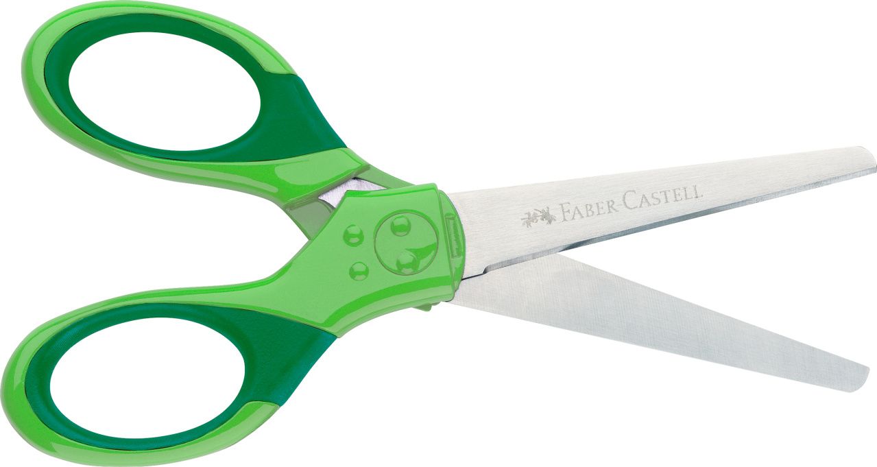 FORBICE SCUOLA FABER CASTELL VERDE