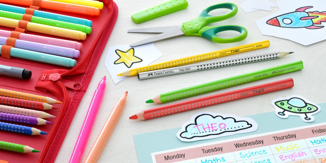 FORBICE SCUOLA FABER CASTELL VERDE