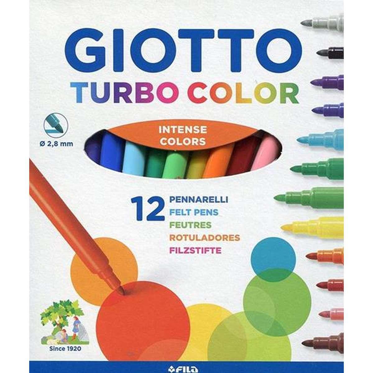 PENN. PUNTA FINE GIOTTO 12 TURBOCOLOR