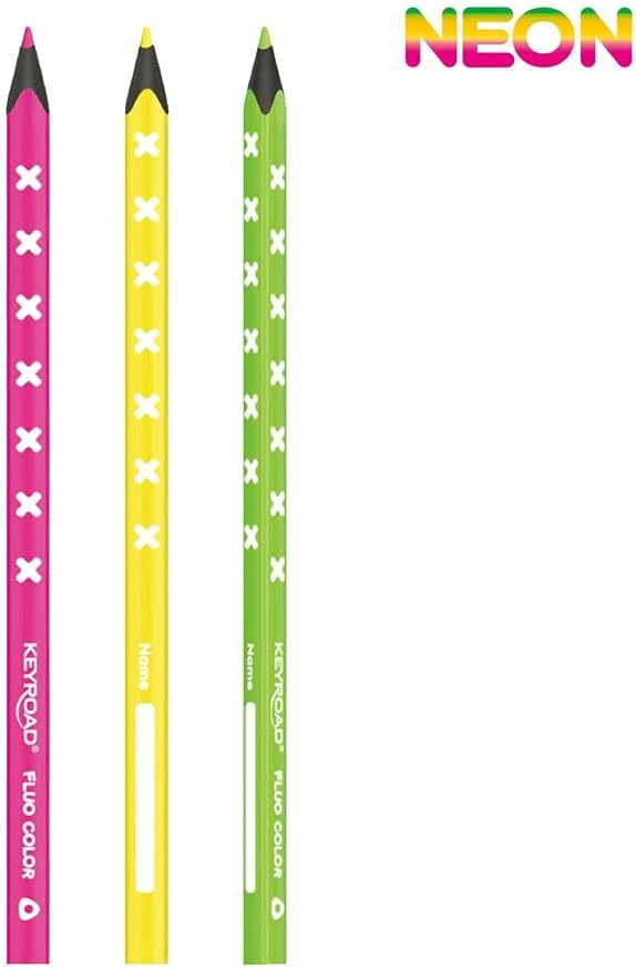 MATITE NEON FLUO 6 ASSORTITE - IN SCATOLETTA