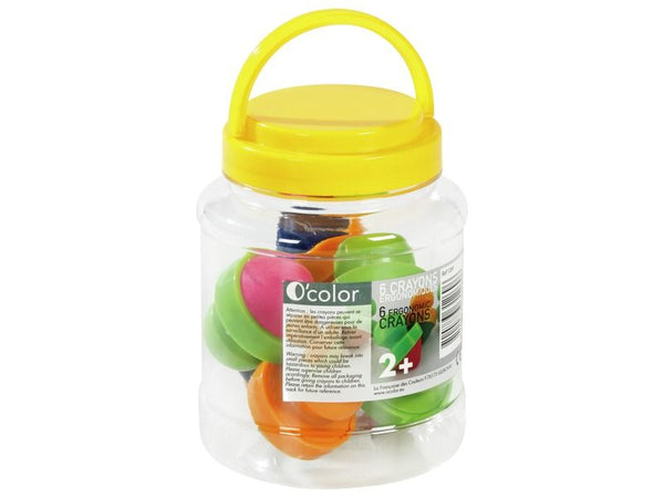 PASTELLONI ERGONOMICI - SET 6 PZ. - COL. ASS.