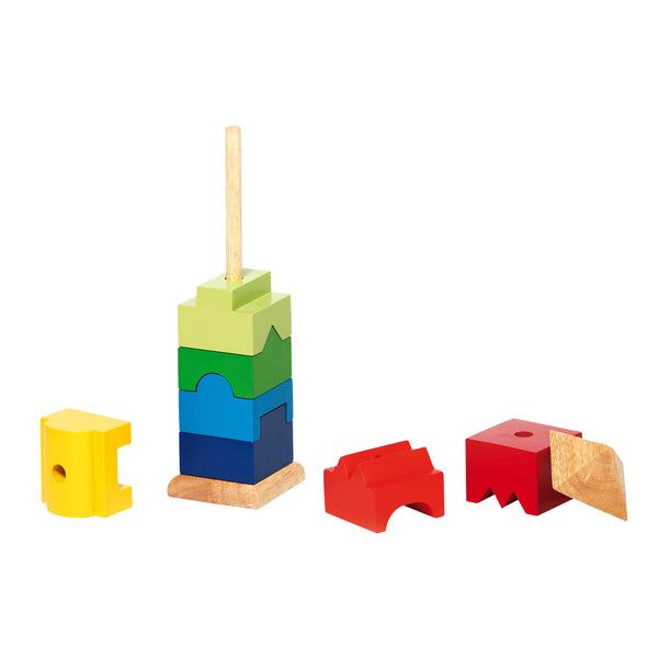 TORRE IMPILABILE IN LEGNO (9 PZ.)