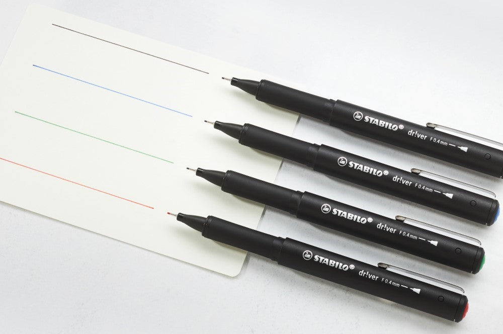 FINELINER STABILO DR!VER F VERDE