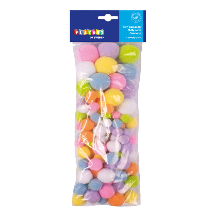 POM PONS COLORI TENUI 100PZ Immagine principale del prodotto