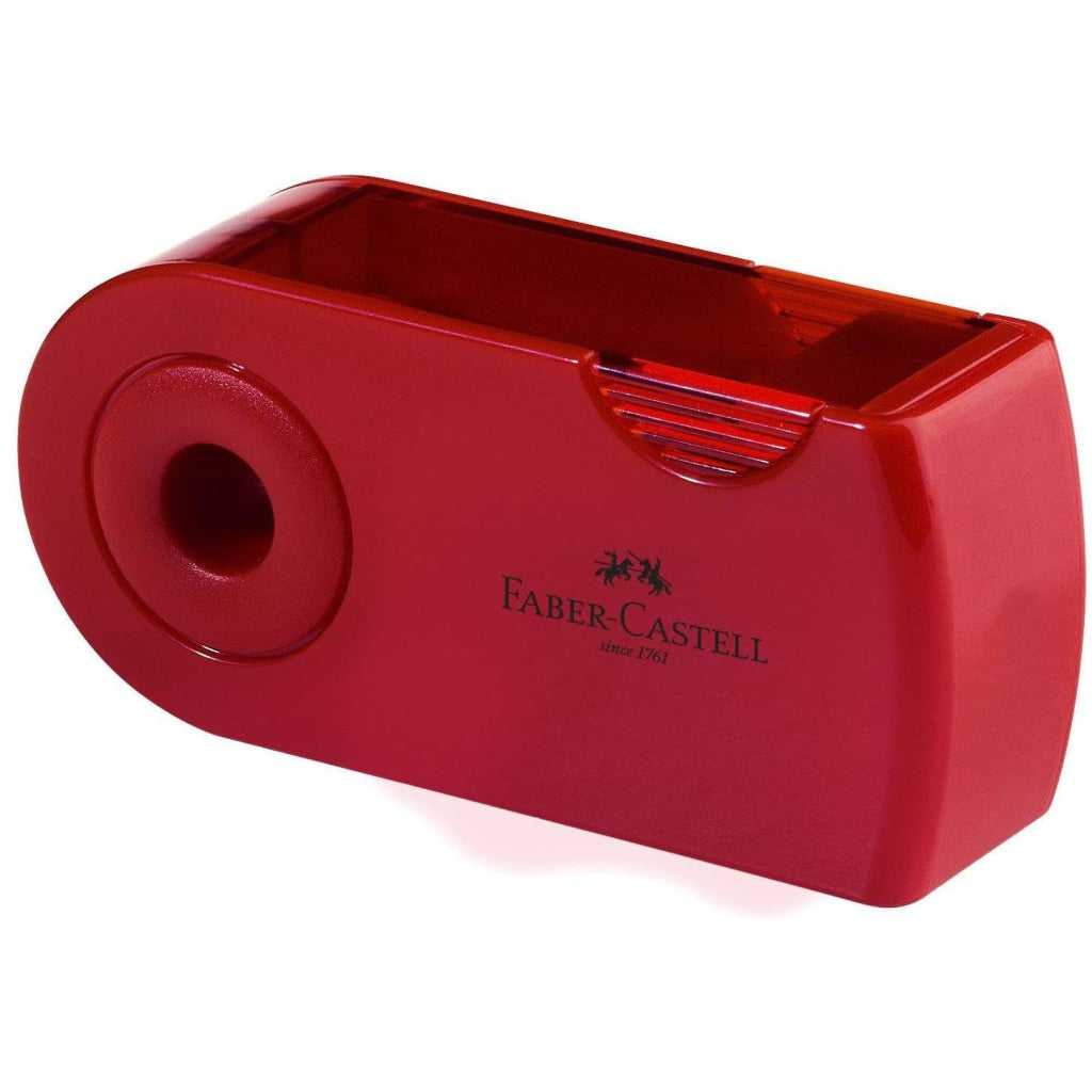 TEMPERAMATITE DUE FORI FABER CASTELL SLEEVE COL.ROSSO