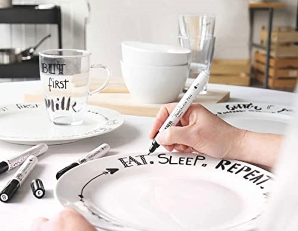 KREUL - SET 4 PENNARELLI VETRO/PORCELLAN CALLIGRAF