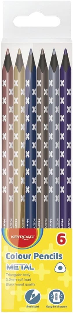 MATITE METAL 6 ASSORTITE - IN SCATOLETTA APPE
