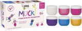 MUCKI - COLORI A DITA PER BAMBINI 50 ML  - SET 6 " KING