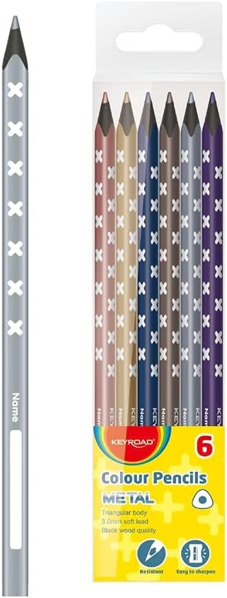 MATITE METAL 6 ASSORTITE - IN SCATOLETTA APPE