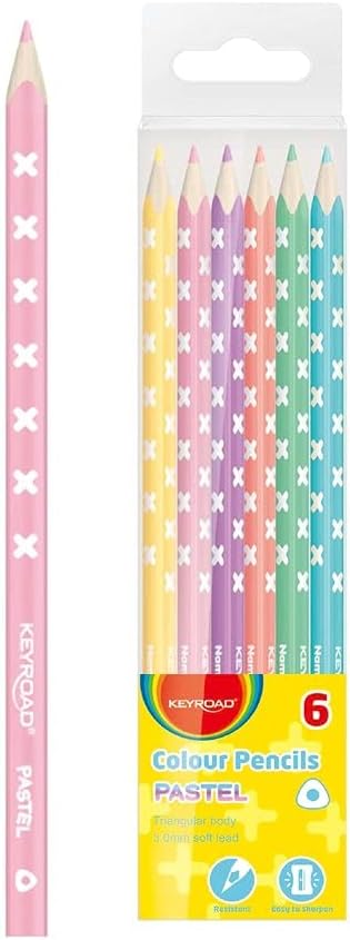 MATITE PASTEL 6 ASSORTITE - IN SCATOLETTA APP