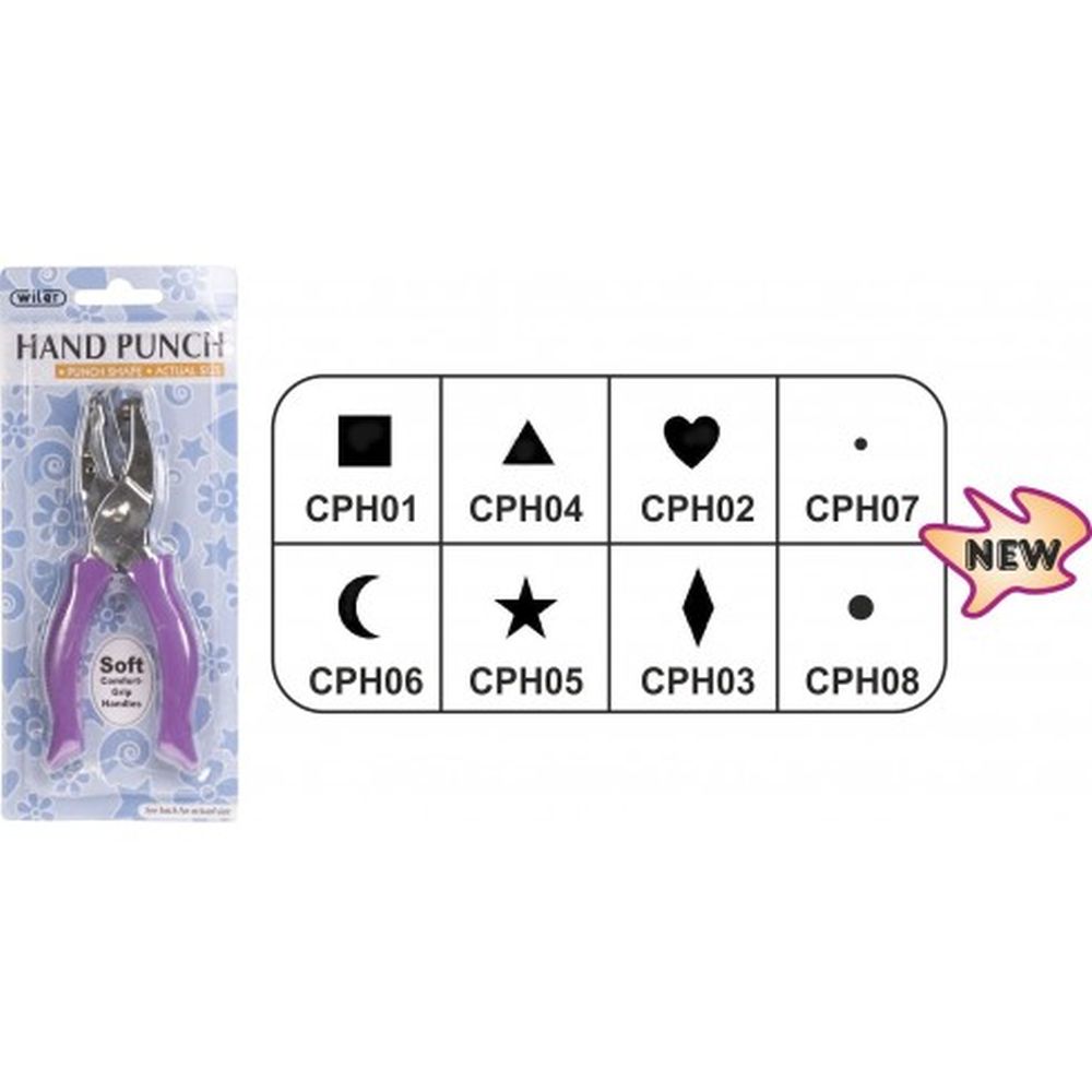 FUSTELLA PERFORATORE A PINZA SAGOMA CUORE Immagine principale del prodotto