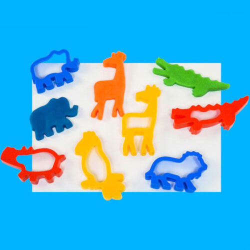 FORMINE PER MODELLARE MAXI ANIMALI JUNGLA PZ. 6 Immagine principale del prodotto