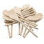 LEGNO DA DECORARE POSATE 24 CUCCHIAI