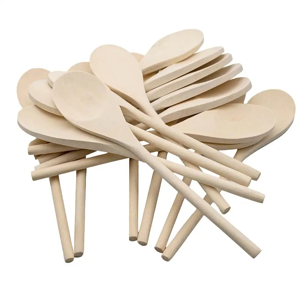 LEGNO DA DECORARE POSATE 24 CUCCHIAI