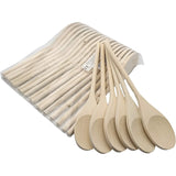 LEGNO DA DECORARE POSATE 24 CUCCHIAI