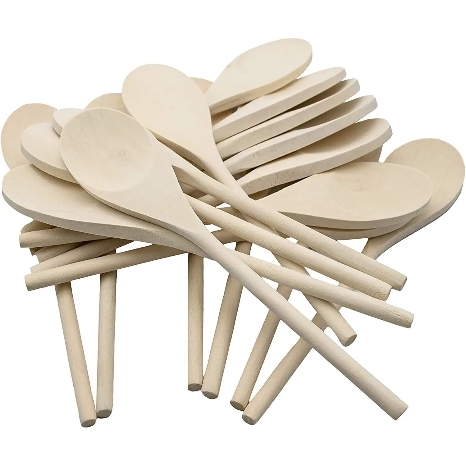 LEGNO DA DECORARE POSATE 24 CUCCHIAI