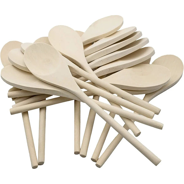 LEGNO DA DECORARE POSATE 24 CUCCHIAI