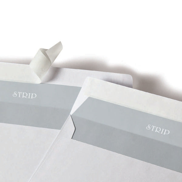 BUSTA BIANCA CON STRIP 12X18 PZ. 25