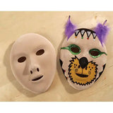 MASCHERA BIANCA PZ.6 CM. 18X15